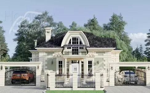 2-этажный коттедж 240 м² без отделки