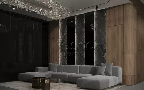 2-этажный коттедж 900 м² без отделки