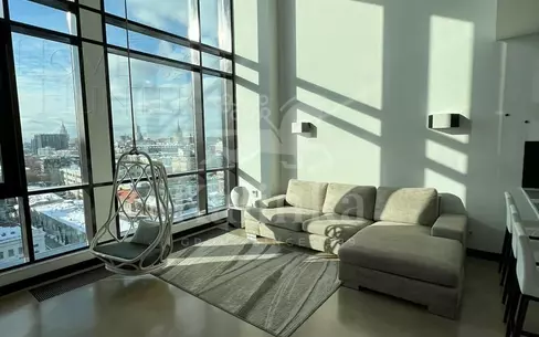 2-УРОВНЕВЫЕ АПАРТАМЕНТЫ С ОТДЕЛКОЙ 91 М² НА 7 ЭТАЖЕ