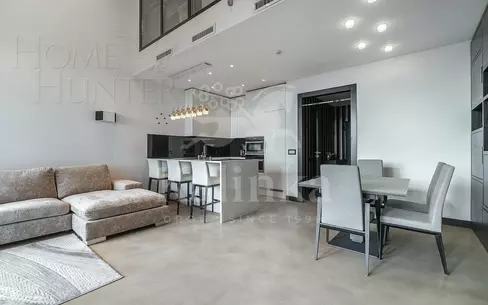 2-УРОВНЕВЫЕ АПАРТАМЕНТЫ С ОТДЕЛКОЙ 91 М² НА 7 ЭТАЖЕ