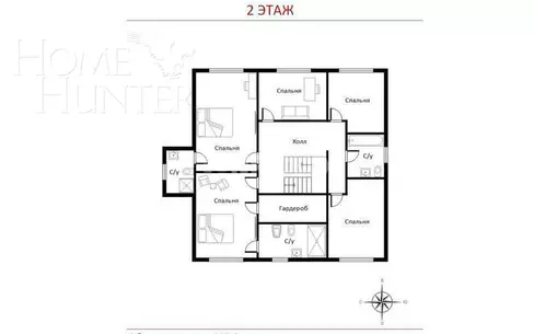 2-этажный коттедж 410 м² с отделкой