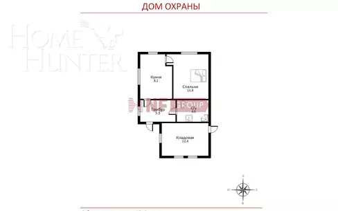 2-этажный коттедж 1 081.6 м² с отделкой