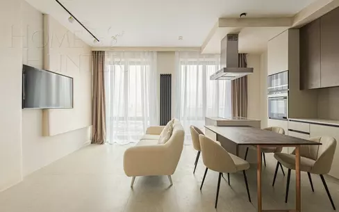 3-КОМН. КВАРТИРА С ОТДЕЛКОЙ 75.5 М² НА 12 ЭТАЖЕ