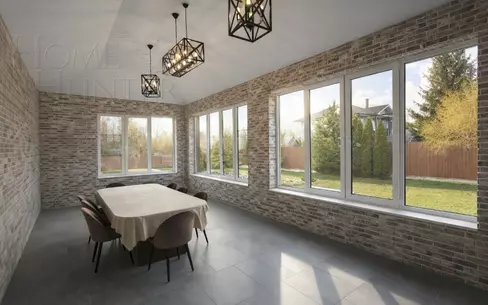 2-этажный коттедж 400 м² с отделкой