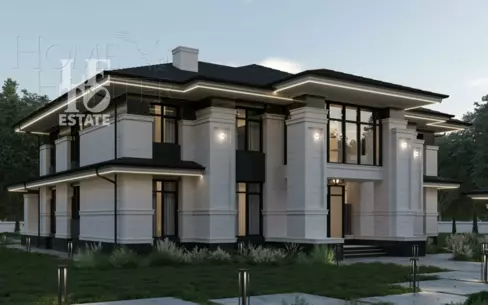 2-этажный коттедж 560 м² без отделки