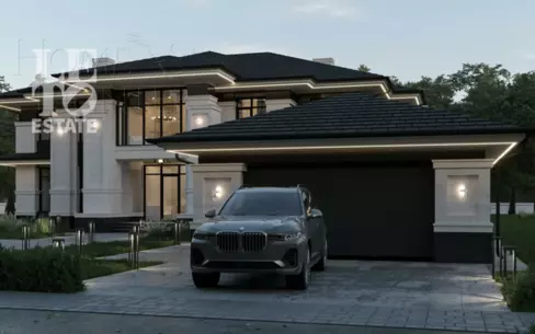 2-этажный коттедж 560 м² без отделки