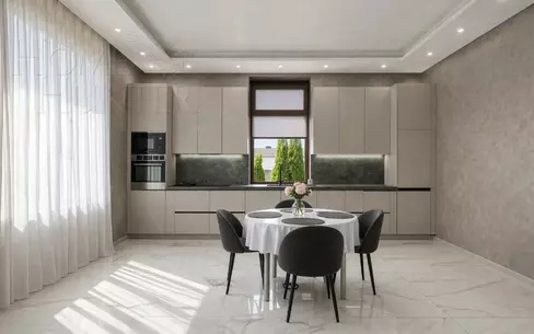 2-этажный коттедж 400 м² с отделкой