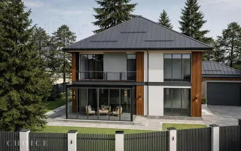 2-этажный коттедж 380 м² без отделки