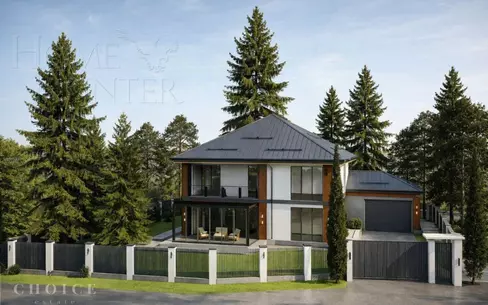 2-этажный коттедж 380 м² без отделки