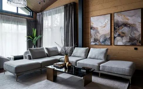 1-этажный коттедж 374 м² с отделкой