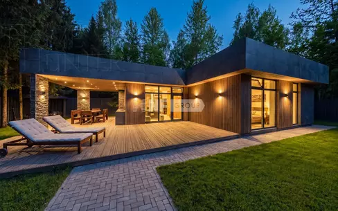 2-этажный коттедж 398.5 м² без отделки