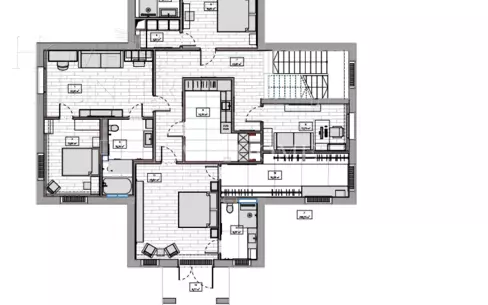 2-этажный коттедж 575 м² без отделки