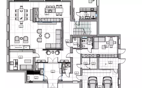 2-этажный коттедж 575 м² без отделки