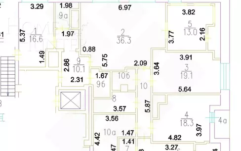 4-КОМН. КВАРТИРА С ОТДЕЛКОЙ 165 М² НА 7 ЭТАЖЕ