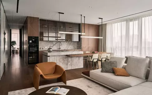 5-КОМН. КВАРТИРА С ОТДЕЛКОЙ 200 М² НА 4 ЭТАЖЕ