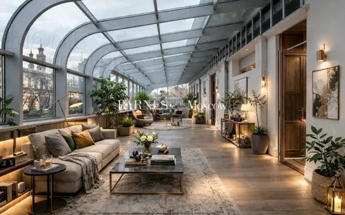 6-КОМН. АПАРТАМЕНТЫ БЕЗ ОТДЕЛКИ 450 М² НА 4 ЭТАЖЕ