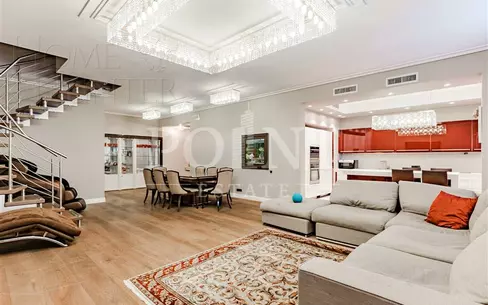 2-УРОВНЕВАЯ КВАРТИРА С ОТДЕЛКОЙ 230 М² НА 15 ЭТАЖЕ