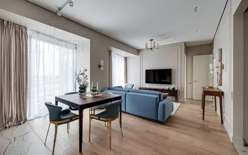 3-КОМН. КВАРТИРА С ОТДЕЛКОЙ 78 М² НА 19 ЭТАЖЕ
