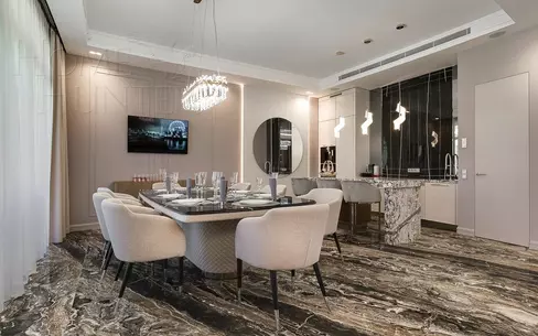 2-этажный коттедж 1 371 м² с отделкой