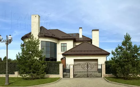 2-этажный коттедж 730 м² без отделки