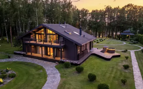 2-этажный коттедж 391 м² с отделкой