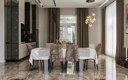 2-этажный коттедж 570 м² с отделкой