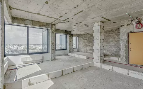 3-КОМН. КВАРТИРА БЕЗ ОТДЕЛКИ 84 М² НА 45 ЭТАЖЕ