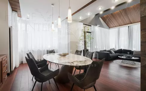 2-этажный коттедж 450 м² с отделкой