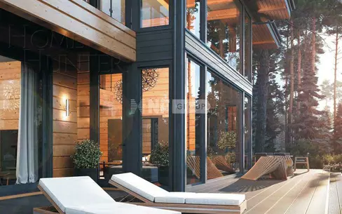 2-этажный коттедж 562.5 м² с отделкой