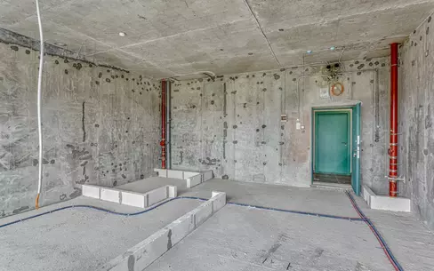 1-КОМН. КВАРТИРА БЕЗ ОТДЕЛКИ 45 М² НА 5 ЭТАЖЕ
