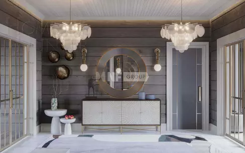 2-этажный коттедж 562.5 м² с отделкой
