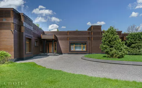 1-этажный коттедж 490 м² с отделкой