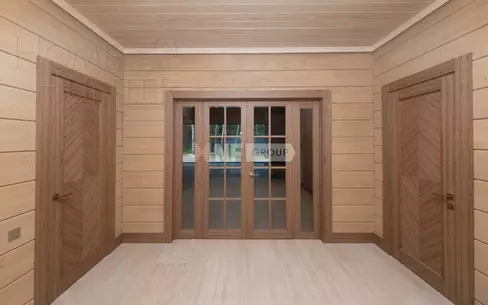 2-этажный коттедж 562.5 м² с отделкой