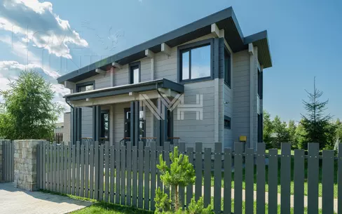 2-этажный коттедж 305.7 м² с отделкой