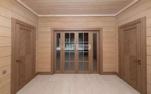 2-этажный коттедж 562.5 м² с отделкой