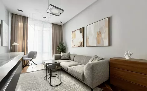 2-КОМН. КВАРТИРА С ОТДЕЛКОЙ 70 М² НА 38 ЭТАЖЕ