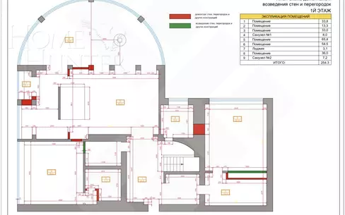 6-комн. кв., 375.5 м², 4 этаж