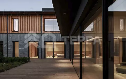 2-этажный коттедж 1 845 м² без отделки