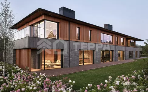 2-этажный коттедж 1 845 м² без отделки