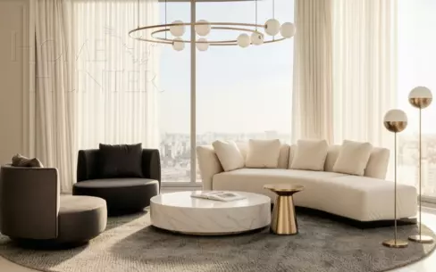 4-КОМН. ПЕНТХАУС С ОТДЕЛКОЙ 297.5 М² НА 13 ЭТАЖЕ