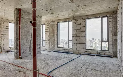 5-КОМН. ПЕНТХАУС БЕЗ ОТДЕЛКИ 143 М² НА 34 ЭТАЖЕ