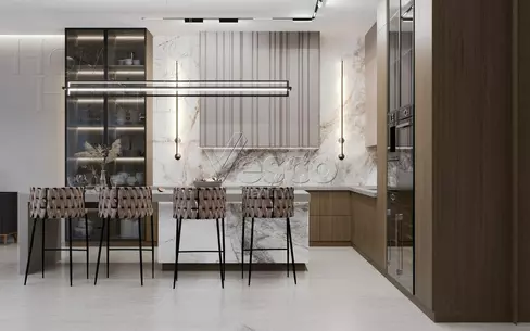 2-этажный коттедж 650 м² без отделки