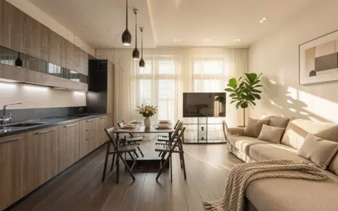 2-КОМН. КВАРТИРА С ОТДЕЛКОЙ 55 М² НА 4 ЭТАЖЕ