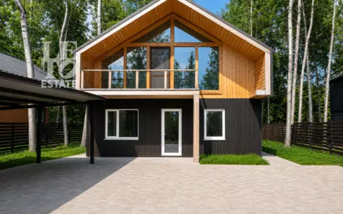 2-этажный коттедж 240 м² без отделки