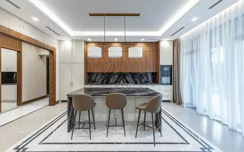 2-этажный коттедж 1 100 м² с отделкой