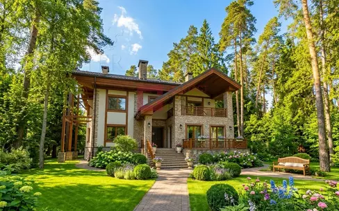 2-этажный коттедж 1 200 м² без отделки