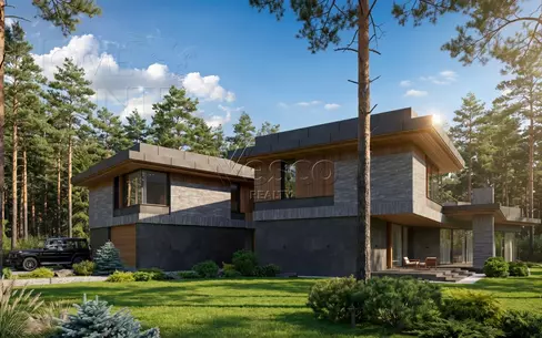 2-этажный коттедж 730 м² без отделки