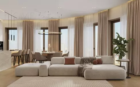 4-КОМН. КВАРТИРА С ОТДЕЛКОЙ 155 М² НА 15 ЭТАЖЕ