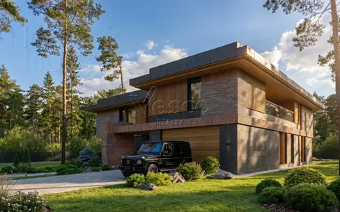 2-этажный коттедж 640 м² без отделки