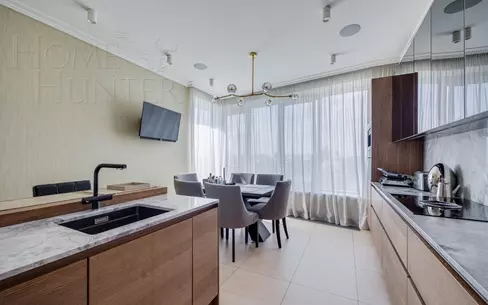3-КОМН. КВАРТИРА С ОТДЕЛКОЙ 105 М² НА 15 ЭТАЖЕ